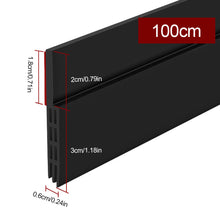 Load image into Gallery viewer, 1M Waterproof Seal Strip Windbreak Stopper Door Bottom Guard Door Draft Excluder Strip Self Adhesive Tape Bottom Strip
