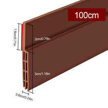 Load image into Gallery viewer, 1M Waterproof Seal Strip Windbreak Stopper Door Bottom Guard Door Draft Excluder Strip Self Adhesive Tape Bottom Strip

