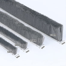 Load image into Gallery viewer, 10M Brush Strip Self Adhesive Door Window Weather Stripping Sliding Wardrobe Door Sound Insulation Dust Sealing Strip
