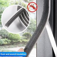 Load image into Gallery viewer, 10M Brush Strip Self Adhesive Door Window Weather Stripping Sliding Wardrobe Door Sound Insulation Dust Sealing Strip

