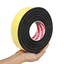 Load image into Gallery viewer, 2M EVA Black Foam Sponge Rubber Strip Tape Strong Adhesive Anti-collision Waterproof Window Door Seal Strip Weather Stripping
