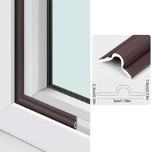 Load image into Gallery viewer, 5M Acoustic Insulation Foam Window Weather Seal Strip for Sliding Door Windows Windproof Soundproof Cotton Seal Gap Filler
