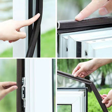Load image into Gallery viewer, 6M/10M Acoustic Insulation Foam Window Weather Seal Strip for Sliding Door Windows Windproof Soundproof Cotton Seal Gap Filler
