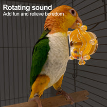 Load image into Gallery viewer, Bird Parrot Interactive Toy Bird Turntable Hang Toys Sounding Ball Toys Stand Playing Cage Accessories Pet Supplies
