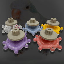 Load image into Gallery viewer, Bird Parrot Interactive Toy Bird Turntable Hang Toys Sounding Ball Toys Stand Playing Cage Accessories Pet Supplies
