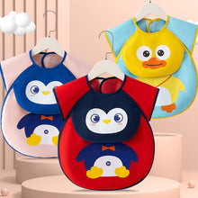 Load image into Gallery viewer, Baby Sleeveless Scarf Waterproof Toddler Art Smock Feeding Bib Apron Pocket Infant Boys Girls Burp Cloth Banana Bibs for 1-3Year
