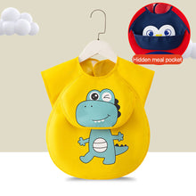 Load image into Gallery viewer, Baby Sleeveless Scarf Waterproof Toddler Art Smock Feeding Bib Apron Pocket Infant Boys Girls Burp Cloth Banana Bibs for 1-3Year

