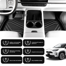 Load image into Gallery viewer, Car Floor Mats Front Rear Floor Mat Storage Waterproof Protective Pad for Toyota Yaris cross 2021 Left Hand Driving Accessories

