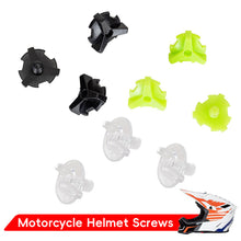Load image into Gallery viewer, 3Pcs Universal Motorcycle Helmet Visor Screws Motorcycle Helmet Screws Helmet Accessories Visor Screw Plastic Screw
