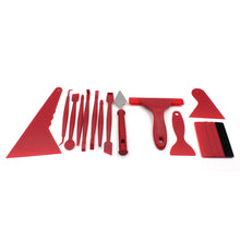 Load image into Gallery viewer, 13pcs Car Film Wrapping Blades Kit Window Vinyl Wrap Squeegee Ice Remover Cleaning Wash Squeegee Utility Knife Snap-off Tools
