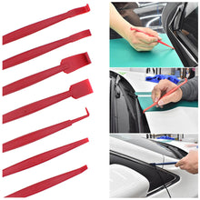 Load image into Gallery viewer, 7pcs Car Film Wrapping Blades Kit Window Vinyl Wrap Squeegee Ice Remover Cleaning Wash Squeegee Utility Knife Snap-off Tools
