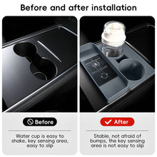 Load image into Gallery viewer, Car Interior Center Console Water Drink Cup Holder Insert Car Cup Holder Limiter Shockproof For Tesla Model 3/Y Accessories
