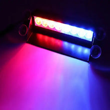 Load image into Gallery viewer, 8 LED Car Strobe Flashing Light Lights with Suction Cup For Car 12V Emergency Signal Lamps Warning Light Auto Truck Windshield Flash Lighting
