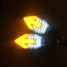Load image into Gallery viewer, LED Motorcycle Turn Signal Light with Arrow Two-color Turn Signal Lamp Turning Direction Light Motorcycle Accessories
