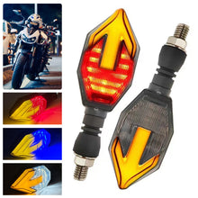 Load image into Gallery viewer, LED Motorcycle Turn Signal Light with Arrow Two-color Turn Signal Lamp Turning Direction Light Motorcycle Accessories
