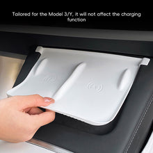 Load image into Gallery viewer, Car Central Control Silicone Anti-Skid Protector Pad Wireless Charging Anti-slip Mat Phone Holder Pads Cover For Tesla Model 3 Y Accessories
