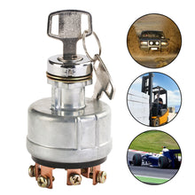 Load image into Gallery viewer, Universal Ignition Switches with Key Starter ON /OFF Switch with 2 Keys 4 Position for Car Tractor Trailer Truck Agricultural Vehicles
