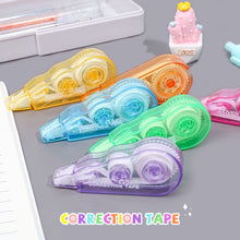 Load image into Gallery viewer, 6Pcs Portable Practical Creative Correction Tape Large Capacity Correction Tape White Sticker Study for Students Office Supplies
