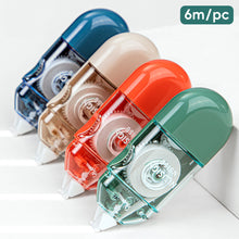 Load image into Gallery viewer, 6M Portable Practical Creative Correction Tape Large Capacity Correction Tape White Sticker Study for Students Office Supplies
