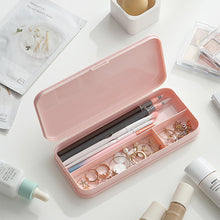 Load image into Gallery viewer, Plastic Pencil Case Lightweight Pencil Box Pen Storage Students School Stationery Supplies
