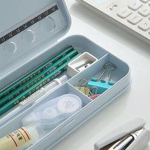 Load image into Gallery viewer, Plastic Pencil Case Lightweight Pencil Box Pen Storage Students School Stationery Supplies
