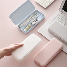 Load image into Gallery viewer, Plastic Pencil Case Lightweight Pencil Box Pen Storage Students School Stationery Supplies
