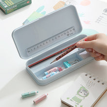 Load image into Gallery viewer, Plastic Pencil Case Lightweight Pencil Box Pen Storage Students School Stationery Supplies
