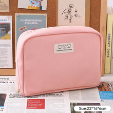Load image into Gallery viewer, Canvas Pencil Case Large Capacity Pensel Box Large Capacity Girl Make Up Bag Desk Organizer School Office Supplies Storage Bag
