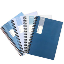 Load image into Gallery viewer, A5 Vintage Spiral Notebook 80 Sheets/160 Pages Memo Journal Diary Notebook Spiral Design for Students Stationery Office Business
