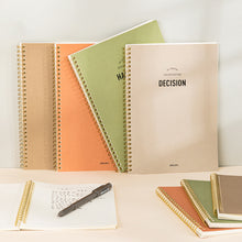 Load image into Gallery viewer, A5 Vintage Spiral Notebook 60 Sheets/120 Pages Memo Journal Diary Notebook Spiral Design for Students Stationery Office Business
