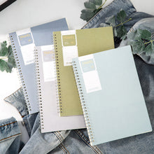 Load image into Gallery viewer, A5 Vintage Spiral Notebook 60 Sheets/120 Pages Memo Journal Diary Notebook Spiral Design for Students Stationery Office Business
