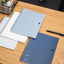 Load image into Gallery viewer, A5 Vintage Spiral Notebook 60 Sheets/120 Pages Memo Journal Diary Notebook Spiral Design for Students Stationery Office Business
