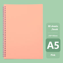Load image into Gallery viewer, A5 Retro/Morandi Notebook Girl Heart Student Simple Coil Hand Account 160 Pages Notebook Cute Notepad Office School Supplies
