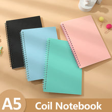 Load image into Gallery viewer, A5 Retro/Morandi Notebook Girl Heart Student Simple Coil Hand Account 160 Pages Notebook Cute Notepad Office School Supplies
