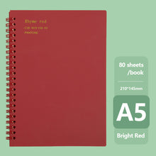 Load image into Gallery viewer, A5 Retro/Morandi Notebook Girl Heart Student Simple Coil Hand Account 160 Pages Notebook Cute Notepad Office School Supplies
