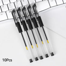 Load image into Gallery viewer, 10Pcs Gel Pen Set School Supplies Black Blue Red Ink Color 0.5mm Ballpoint Pen Writing Tool School Office Stationery
