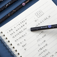 Load image into Gallery viewer, 12 Constellations Erasable Gel Pen Set School Supplies Black Blue Red Ink Color 0.5mm Ballpoint Pen Writing Tool School Office Stationery
