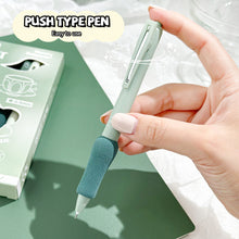 Load image into Gallery viewer, 6Pcs Retractable Gel Pen Set 0.5mm Quick-Drying Black Ink Pen Smooth Writing Pen School Office Stationery

