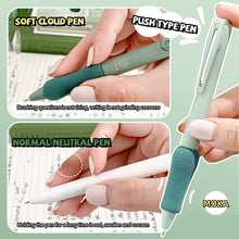 Load image into Gallery viewer, 6Pcs Retractable Gel Pen Set 0.5mm Quick-Drying Black Ink Pen Smooth Writing Pen School Office Stationery

