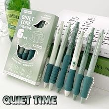 Load image into Gallery viewer, 6Pcs Retractable Gel Pen Set 0.5mm Quick-Drying Black Ink Pen Smooth Writing Pen School Office Stationery

