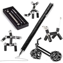 Load image into Gallery viewer, Magnetic Fidget Pen Metal Decompression Pen Multifunctional Deformable Writing Pen Stress Reliever Finger Spinning Gifts Kids Toy

