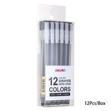Load image into Gallery viewer, 6/12Pcs Gel Pen School Pens Set Pen 0.5MM Color Ink Stationery Student Supplies Writing Painting Scrapbooking Journal Pens

