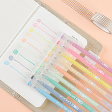 Load image into Gallery viewer, 9Pcs/box Morandi Color Gel Pens Set 0.5mm Handwriting Ink Pen Students School Supplies Stationery
