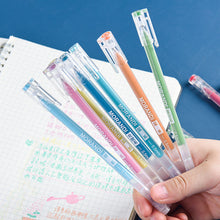 Load image into Gallery viewer, 9Pcs/box Morandi Color Gel Pens Set 0.5mm Handwriting Ink Pen Students School Supplies Stationery
