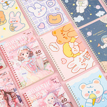 Load image into Gallery viewer, 120 Pages A5 Coil Spiral Notebook Journals Cartoon Diary Weekly Planner Book School Office Stationery
