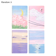 Load image into Gallery viewer, 120 Pages A5 Coil Spiral Notebook Journals Cartoon Diary Weekly Planner Book School Office Stationery
