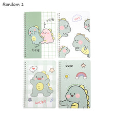 Load image into Gallery viewer, 120 Pages A5 Coil Spiral Notebook Journals Cartoon Diary Weekly Planner Book School Office Stationery
