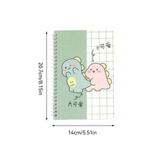Load image into Gallery viewer, 120 Pages A5 Coil Spiral Notebook Journals Cartoon Diary Weekly Planner Book School Office Stationery
