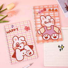 Load image into Gallery viewer, 120 Pages A5 Coil Spiral Notebook Journals Cartoon Diary Weekly Planner Book School Office Stationery
