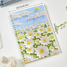 Load image into Gallery viewer, 120 Pages A5 Coil Spiral Notebook Journals Cartoon Diary Weekly Planner Book School Office Stationery
